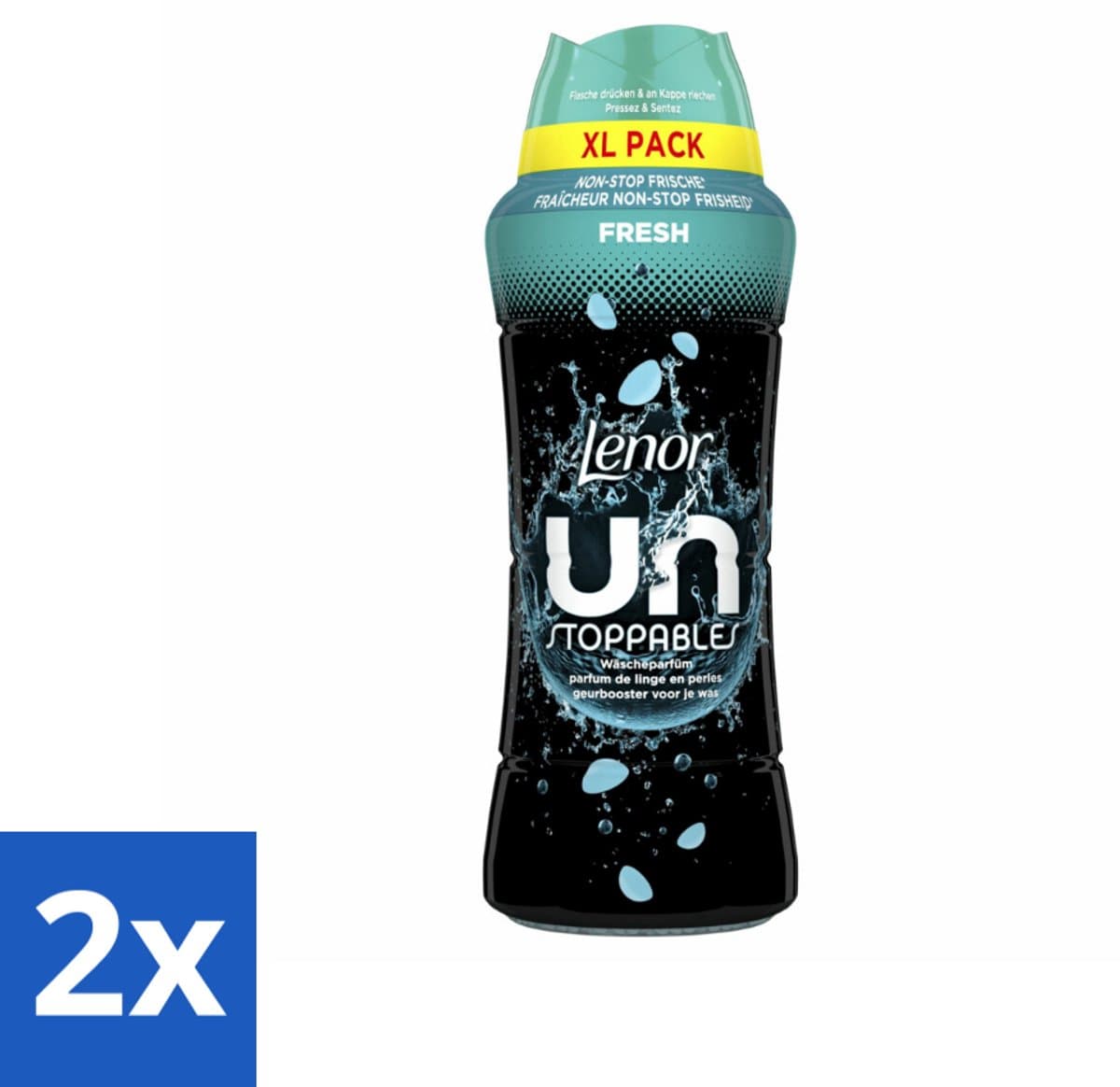 2 x Lenor Unstoppables - Geurbooster - Fris - Non-Stop Frisheid - Grootverpakking - Lenor Geur - Wasverzachter - Geurbooster - Langdurige Geur - Frisse Geur — afbeelding 1