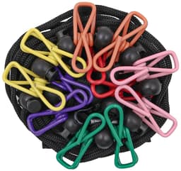 Wasknijpers Kamperen, Kampeeraccessoires, Reiswaslijn met 12 Clips, Draagbare Waslijn, Buitenwaslijn, Intrekbare Waslijn voor op Reis — thumbnail 1