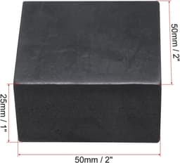 4 Stuks Anti-Vibratiematten voor Trillingsisolatie - Geluidsdempend Rubberen Blokken — thumbnail 5