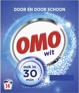 2 x OMO – Waspoeder – Wit – 14 Wasbeurten - Wit Waspoeder - Schone Was - Vlekverwijdering - Waskracht - 30 Minuten Was — thumbnail 5