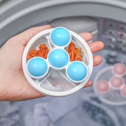 2 stuks wasmachinehaaropvangfilter - Herbruikbaar ontwerp - Wasmachinehaarzak - Filterzak voor pluisjes en schilfers - 17,5*9,2 cm - Geschikt voor het filteren van haar en schilfers in wasmachines - Blauw. — thumbnail 5
