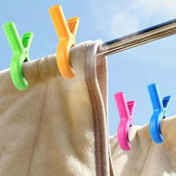 4 stuks Heavy-Duty Strandhanddoek Clips – Windproof Handdoekklemmen voor Strand, Zwembad & Ligstoelen — thumbnail 4