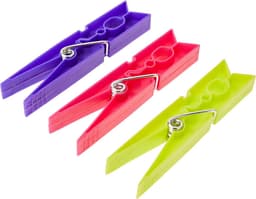 Set van 24 sterke kunststof wasknijpers - Duurzaam klemmen voor de waslijn — thumbnail 2