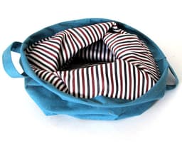 Grote wasmand met handvatten voor vuile kleding en speelgoed, waterdicht en opvouwbaar — thumbnail 2