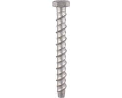 Zware Zelfborende Zekeringbout met Zeskantflens voor Beton en Steen - 10 x 160 mm (50 Stuks)