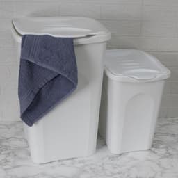 Kleine Wasmand 25 Liter met Deksel - Compacte Wasbox voor Vuile Was — thumbnail 4