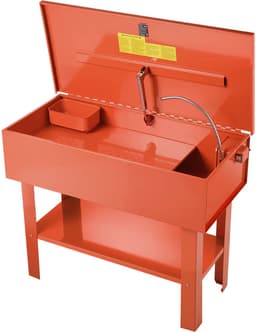 VEVOR Onderdelenreiniger, 135 Liter Inhoud, 65 Liter Oplosmiddelcapaciteit, Onderdelenwasbak met Elektrische Pomp voor Wiellagers, Tandwielen, Carburateurs, Debiet Van 3 Liter/Min — thumbnail 1