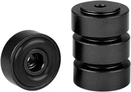 4x Universele Aluminium Isolatievoeten voor Audio Apparatuur - Trillingsdempers voor Versterkers en Speakers — thumbnail 5