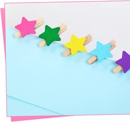 100x Houten Mini Knijpers met Touw en Nagels - Decoratieve Klemmetjes voor Foto's en DIY — thumbnail 3