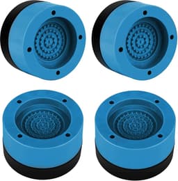 Vibratiedemper 4 stuks anti-trillingsdemper voor wasmachine droger geluidsisolatie anti-trillingsmat blauw — thumbnail 1