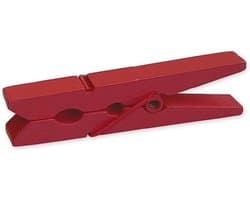 Houten Kleine Waslijnklemmen 4.8cm - Set van 50 Stuks in Kleur - Ideaal voor Knutselen en Decoratie