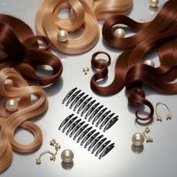 Grote metalen snap haarclips set - 24 stuks zwarte antislip klemmen voor lang haar — thumbnail 2