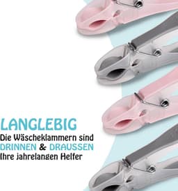 Set Duurzame Wasknijpers met Sterke Grip - Kunststof en Weerbestendig — thumbnail 5