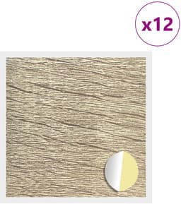vidaXL - Zelfklevende - schroefcover - 12 - st - Sonoma - Eik - Ø - 20 - x - 0,5 - mm — thumbnail 2
