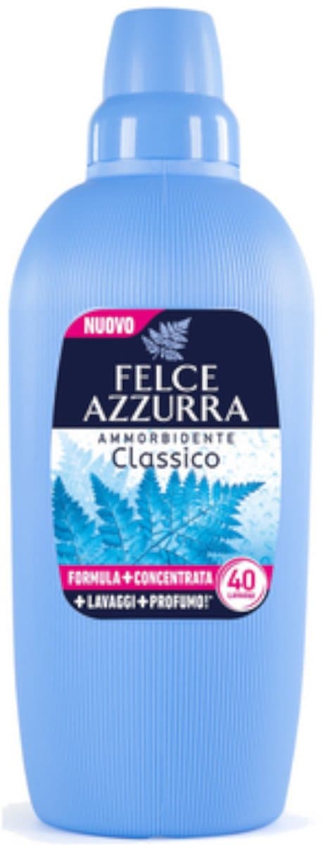 Felce Azzurra Ammorbidente 2000 ml – Classico – 40 wasbeurten – Italiaanse wasverzachter met klassieke geur — afbeelding 1