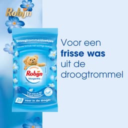 15 x Robijn Droogtrommeldoekjes Morgenfris 20 stuks per verpakking - Grootverpakking - Droogtrommeldoekjes - Wasgoed Drogen - Frisheid Droger - Wasgoed Verzorgen - Kleding Beschermen — thumbnail 5