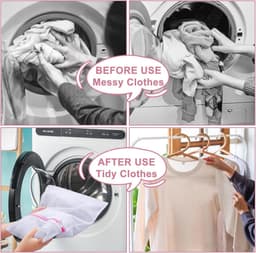 Waszak 2 stuks met ritssluiting - Beha, Reizen, Schoenen, Sokken, Ondergoed, Babykleding - Roze — thumbnail 4