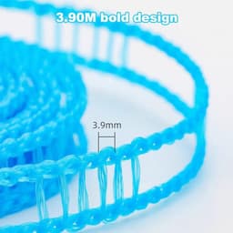 Windproof Anti-slip Clothesline - Nylon Portable for Travel Camping & Indoor/Outdoor Use — thumbnail 2