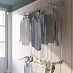 Wanddroogrek Wall Plus - aan de muur gemonteerd - verticaal wasrek - aluminium en staal Wanddroogrek — thumbnail 5