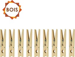 MSV Houten Wasknijpers – Set Wasknijper Hout 7 cm – Praktische Knijpers voor Alle Soorten Wasgoed — thumbnail 2