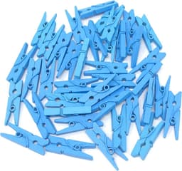 New Age Devi - Blauwe Mini Knijpers - 20 STUKS - 2.5 CM - Foto's ophangen was nog nooit zo leuk! — thumbnail 1
