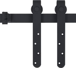vidaXL - Ophangset - voor - minischuifdeur - 152 - cm - koolstofstaal — thumbnail 5
