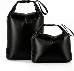 Waszak voor op reis 34 x 51 cm - waterdicht nylon - vuilwaszak met kliksluiting - ruimtebesparing tot 50% - ShopVlot — thumbnail 1