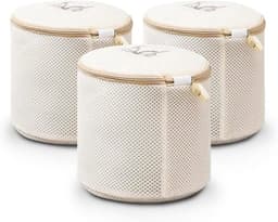 Thijox - Wasnet beha, 3 stuks beha-waszakken voor wasmachine met premium ritssluiting, duurzame netstof waszakken, ideaal voor het beschermen van beha — thumbnail 1