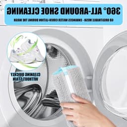 hoesjes voor schoenen in de wasmachine, microvezel, herbruikbaar, 360° bescherming, ideaal voor sportschoenen en sneakers — thumbnail 4