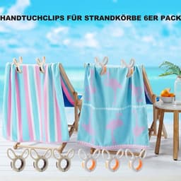 Wasknijpers Konijnenoren - Handdoek Klemmen - Was Drogen - Winddicht Ontwerp - 6 Stuks - Oranje Bruin — thumbnail 4