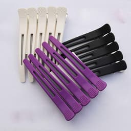 Professionele Haarklemmen voor Kappers - 12 Stuks Witte Clips voor Knippen en Styling — thumbnail 5