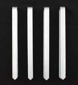 SnelShoppen - Pack van 4 Galvaniseerde Grondankers XL voor Rozenbogen 30 cm Heringe Grondpinnen Bevestigingsset voor Tuin, Spalier en Obelisk — thumbnail 2