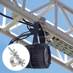 SnelShoppen - 2 Stuks Truss Klemmen Bevestigingshaken Kruisklemmen 25-30mm Capaciteit 35kg Aluminiumlegering Clips voor Podiumverlichting Projectoren — thumbnail 2