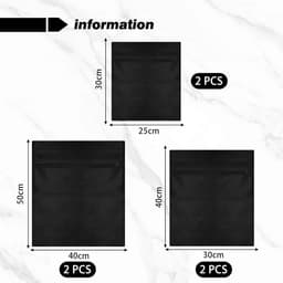 6 pieces laundry net bags, anti-distal laundry bag, laundry bag, durable laundry bag, washing machine accessories. - ShopVlot — thumbnail 2