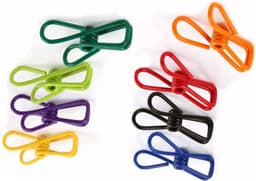 RVS Kledinghangers - Waslijnprikkers Klemmen - Kleding Drogen - Roestvrij Staal - 20 stuks - Multicolor — thumbnail 5