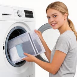 Vijf waszakjes 23 x 30 cm voor wasmachine — thumbnail 3