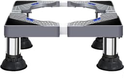Wasmachinevoet - Apparatenondersteuning - Stabiele Plaatsing - Verstelbaar & Versterkt - 40-60cm Breed - Geborsteld — thumbnail 1