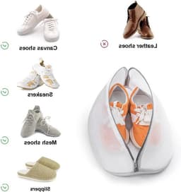 Dailygoody - Waszak voor Schoenen - 2-delige Mesh Waszak - Bescherming en Duurzaam — thumbnail 2