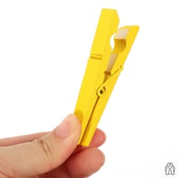 Dailygoods- Bamboe Wasknijpers 30 Stuks - Duurzaam Hout - Kleine Wasknijpers - Wasknijpermandje - Wasknijpers Kunststof - Lichtgewicht en Praktisch Ontwerp — thumbnail 5