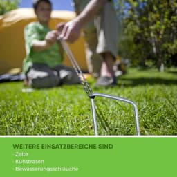 Anti-roest Grondankers - Verzinkt Staal - Robuuste Bevestiging - Eenvoudige Montage - Voor Tuin en Camping — thumbnail 2