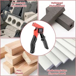 60 stuks holle metalen pluggen (6 maten), met montageklem, wandpluggen M4/M5/M6, perfect voor holle muren, gipsplaten (rood) — thumbnail 2