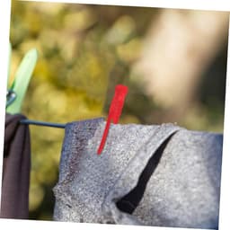 Houten Wasknijpers - Kledingclips Houten Clips - Was Drogen Hangen - Gladde Grip Bescherming - 6.5 cm - Diverse kleuren — thumbnail 2