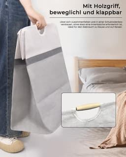 Omgoods - Set van 2 Vouwbare Wasmanden met 80 Liter Capaciteit — thumbnail 3