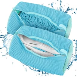 Schoenwaszak voor de Wasmachine - 2 Stuks - Anti-Deformatie, Rits en Mesh voor Sneakers en Sportschoenen — thumbnail 1