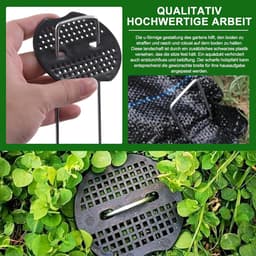 SnelShoppen - 50x Weed Cloth Hooks, Tuinankers, Anti-Roest Gegalvaniseerde Grondpennen, U-vormige Tentpennen voor Tuin, Camping, Groentetuin, 150x40mm — thumbnail 3