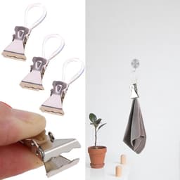 SnelShoppen - 30 Stuks Towel Clips - Metaal Clips voor Theedoeken, Keuken en Badkamer - Duurzaam en Ruimtebesparend - Perfect voor Pothouders en Handd — thumbnail 4