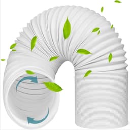 Draagbare Airconditioner Afvoerslang - Flexibele Slang Airco - Airconditioning Ventilatie - Hittebestendig Materiaal - 2 Meter - Wit — thumbnail 1