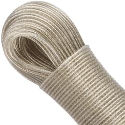 Waslijn 50 m - Waslijn met stalen kern 3 mm - Weerbestendig - Extra sterke waslijn - Ideaal voor tuin/camping - Duurzaam en flexibel - Waskoord — thumbnail 3