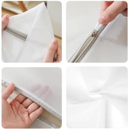 Dailygoods - 2 Stuks Waszakken met Rits - 30 x 25 cm — thumbnail 2