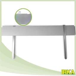 Grondankers Cortenstaal - Tuinankers Gazonrand - Tuin Afbakenen - Wortelblokkering Flexibel - 45 cm - Roestbruin — thumbnail 2
